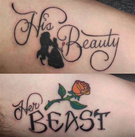 Free SVG Files. . His beauty her beast tattoos
